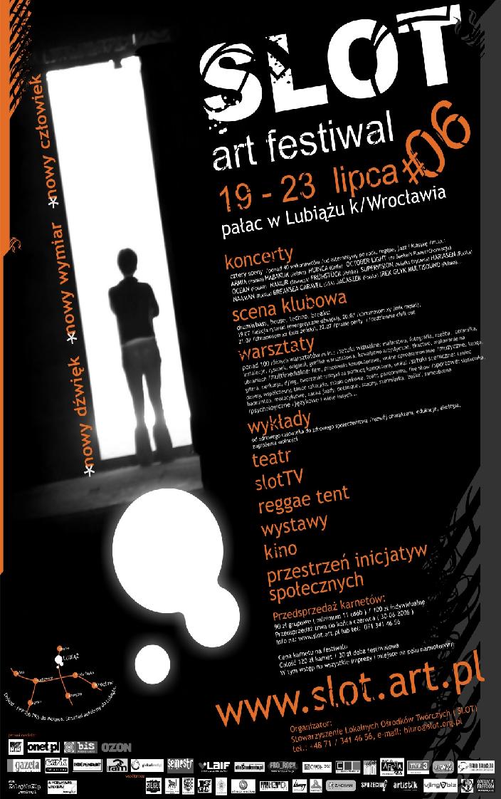 SLOT art Festiwal - plakat